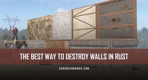 how to destroy sheet metal wall rust|rust command to delete walls.